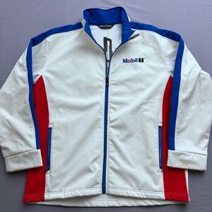 Boardroom Apparel NBA Official Mobile One White Blue Red Jacket‎ S L New Tags